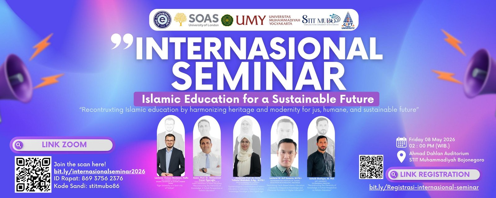 STIT Muhammadiyah Bojonegoro Gelar Seminar Internasional Pendidikan Islam, Perkuat Kolaborasi Keilmuan Global